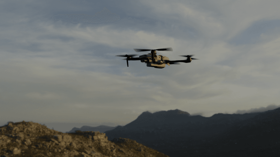 Rescue Drone in field operation